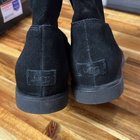 UGG Women's Josefene Black Suede Pull On Slouchy Ankle Boots 1130527 Size 7 38 - Picture 6 of 9